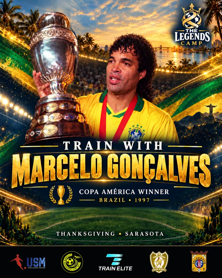 Marcelo Gonçalves poster: Copa América winner, Brazil, 1997