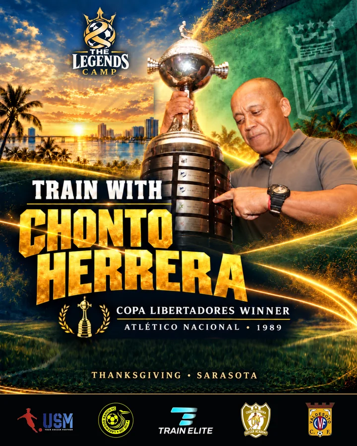 Chonto Herrera poster: Copa Libertadores winner, Atlético Nacional, 1989